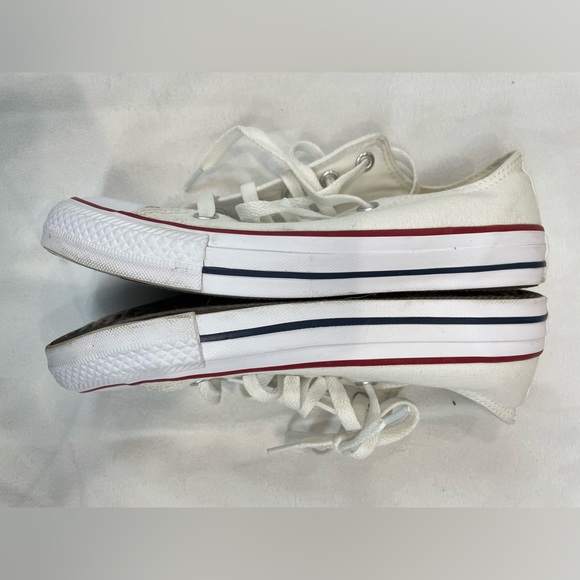 Converse White Chuck Taylor All Star Unisex Low Top Shoe US size 5.5 - Picture 9 of 13